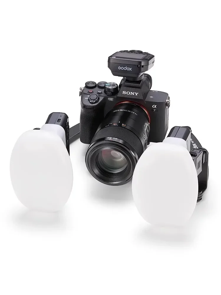 Godox MF-DD 소프트 볼 치과용 디퓨저 Godox MF12 플래시 액세서리용 실리카 젤 확산 돔 키트