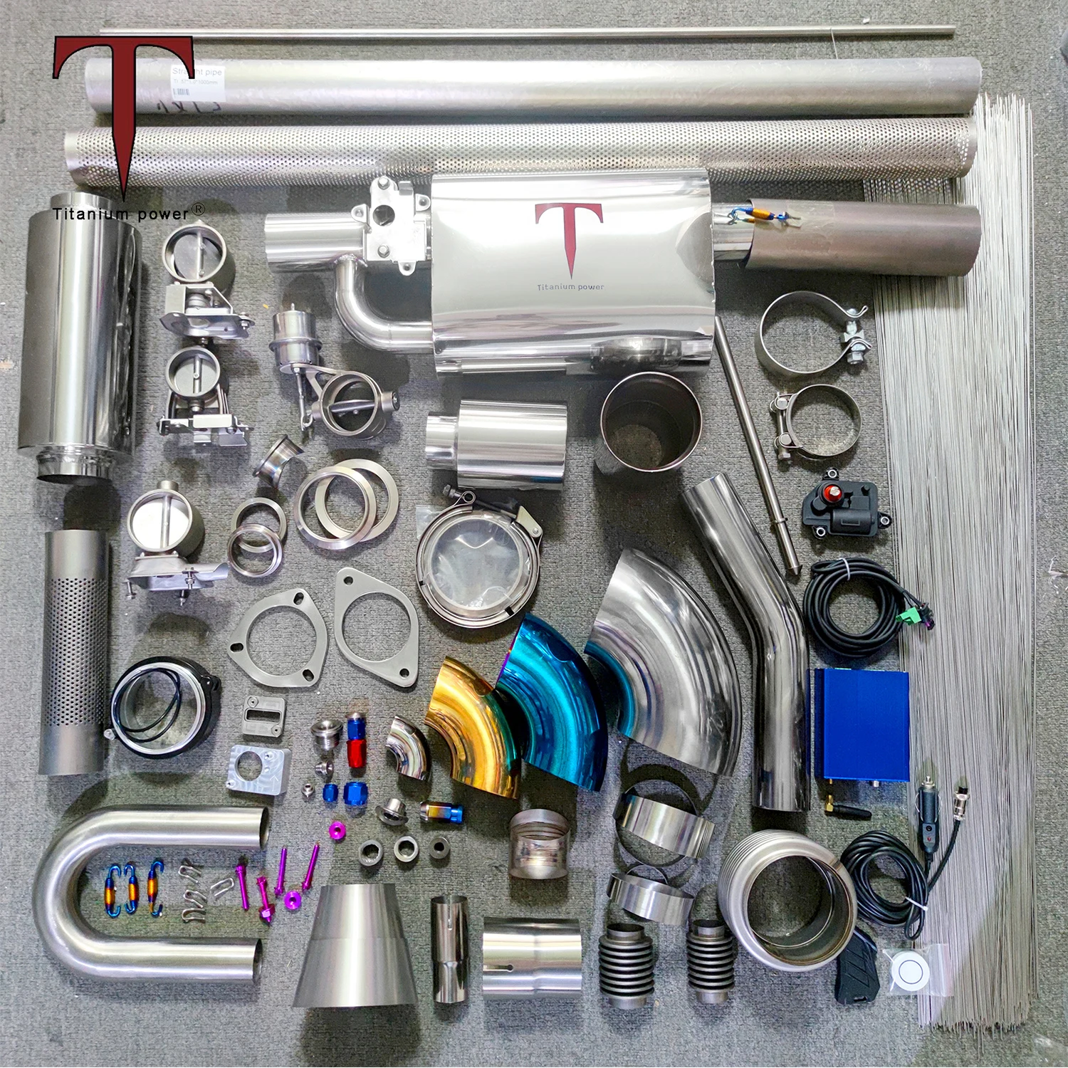 Car Exhaust Pipe Mutilpe-size Titanium Tube For Car Exhaust System