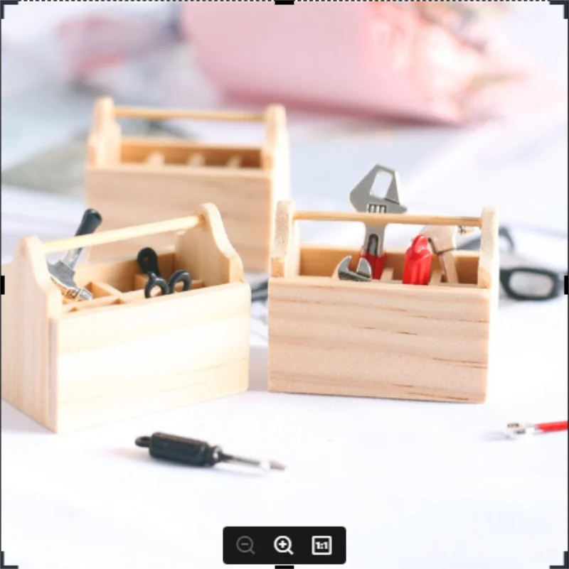 

Новинка 1/6 1/12 масштаб миниатюрный кукольный домик мебельный инструмент миниатюрный инструментальный ящик мини молоток гаечный ключ для blyth кукольный домик Декор Игрушки