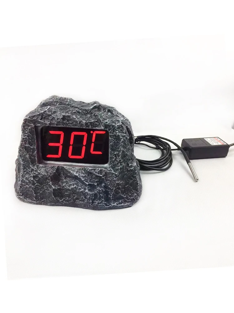 

Anti stone temperature display for swimming pools, hot springs, pools, hotels, anti rockery display screens, water temperature