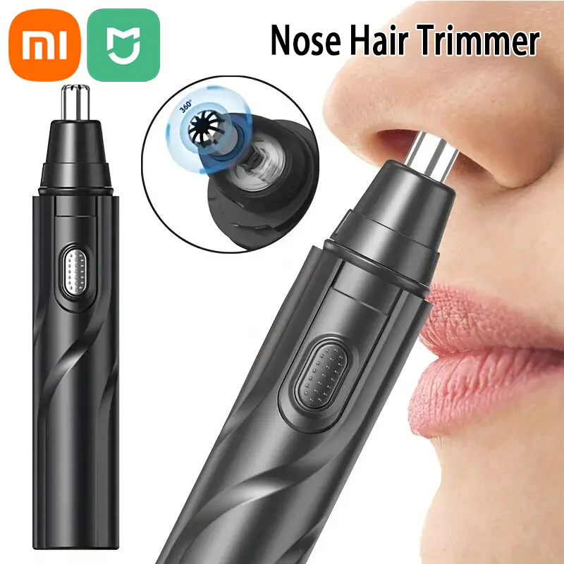 Nose Hair Trimmer XIAOMI MIJIA Electric Nose Hair Trimmer Low Noise High Torque High Speed Motors Ear Cleaner for Washing Nose Hair for Both Men