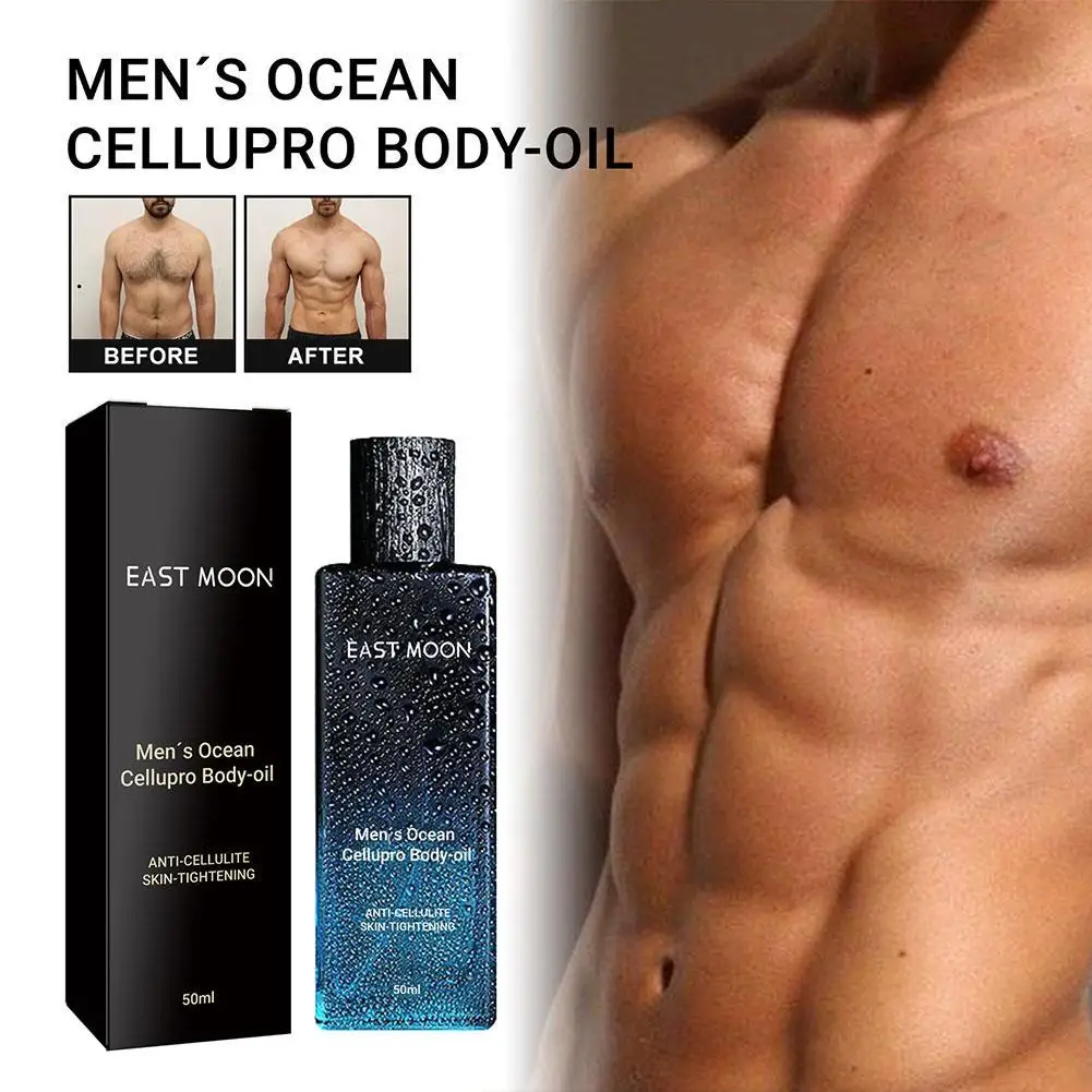 

LIFVITO Mens Ocean CelluPro Firming Body-Oil,Organic Anti Cellulite Massage Oil&Collagen