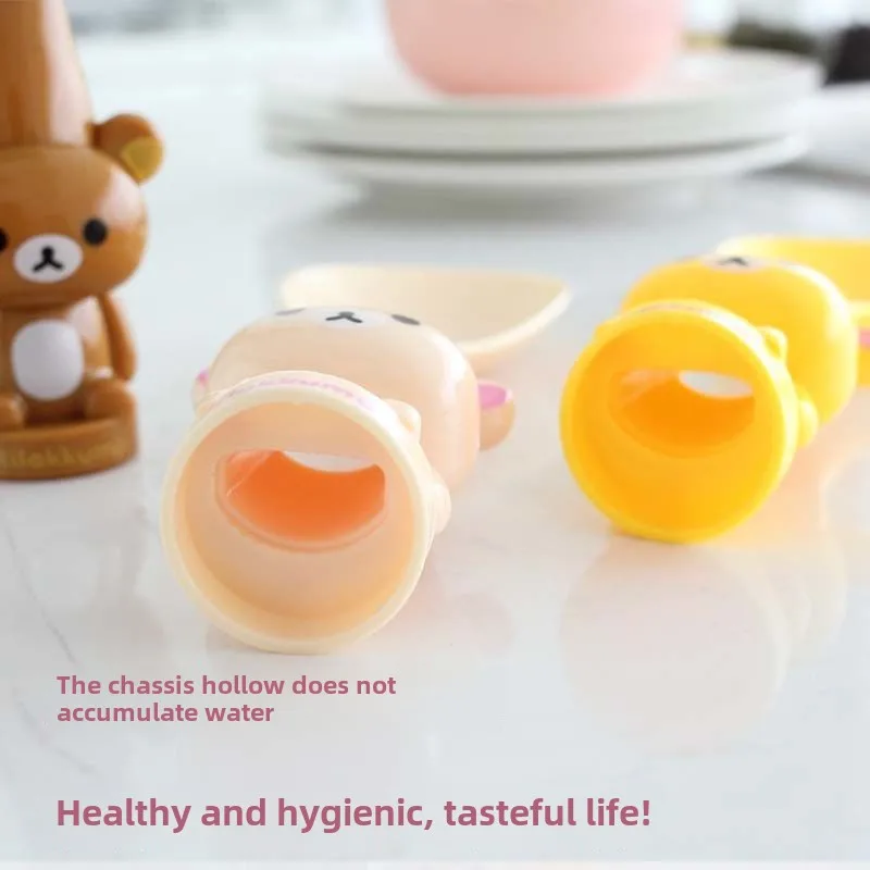 Cute Korean style upright Rilakkuma non-stick rice spoon, durable and non-deformable rice spoon, non-stick