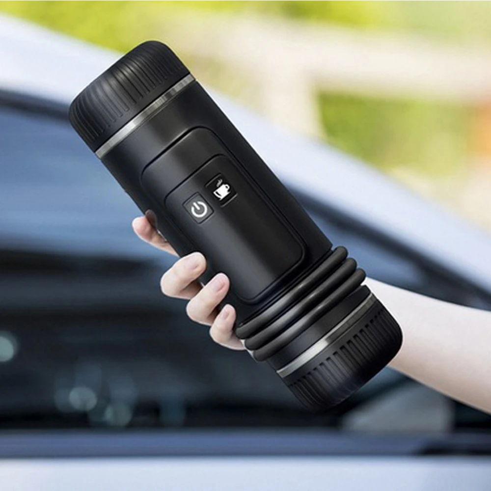 

Portable Coffee Machine 80ML Semi-Automatic Coffee Machine for Car Capsule Espresso Maker Compatible Nespresso Capsules Cup
