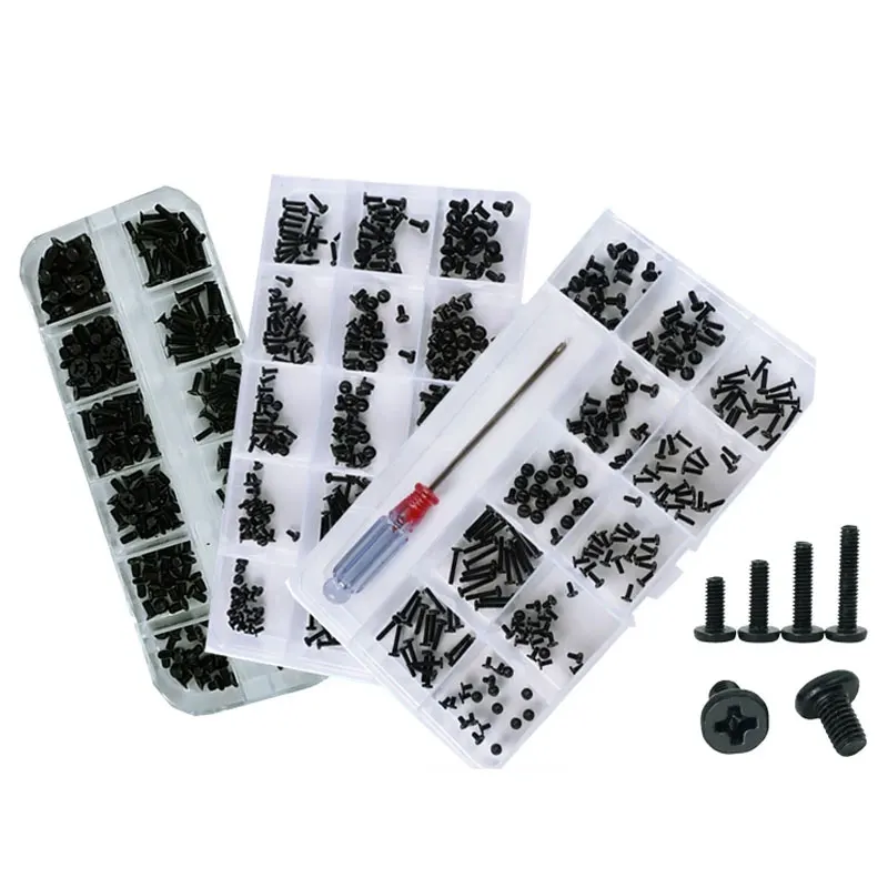 240/230pcs M2 M2.5 Laptop Notebook Screws Set Computer Electronic Digital Mini Mechanical Assortment Repair Kit Hardware Bolt