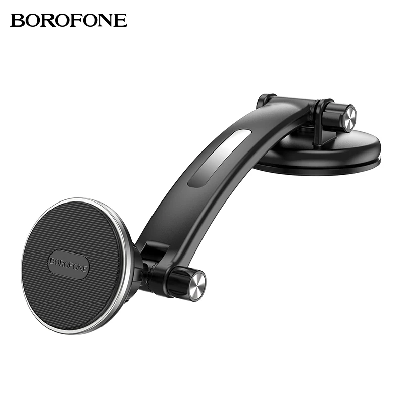 

Borofone Long Arm Magnetic Phone Holder in Car For iPhone 13 12 Pro Max 360 Degree Rotation GPS Magnet Stand For Samsung Xiaomi