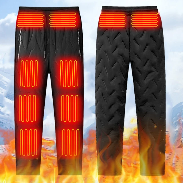 Unisex Heated Thermal Pants 10 Heating Zones Electric Thermal Trousers 3  Temperature Modes Winter Electric Warmer Clothing - AliExpress