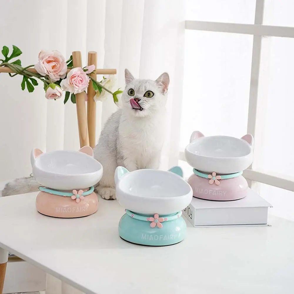 

Керамическая поднимающаяся кормушка для собак, кошек и котят