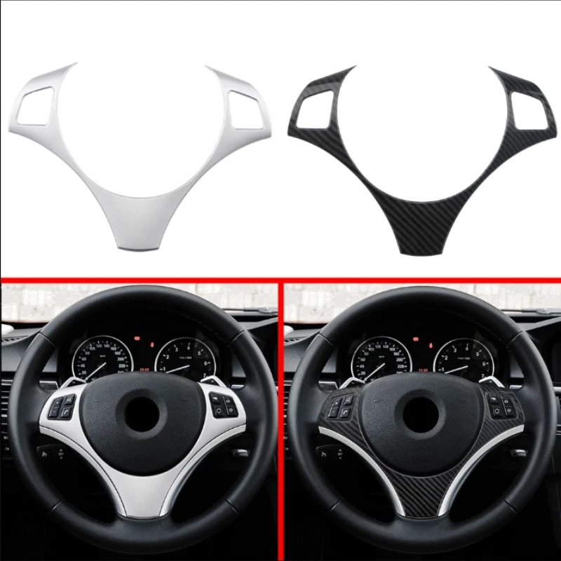 Car Inner Steering Wheel Panel Cover Frame Trim for BMW E90 3 Series for BMW E87 1 Series 2004-2011 Acc.