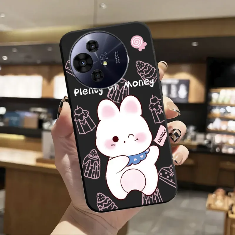 Fashion Cartoon Rabbit Shockproof Soft Silicone Case Cover