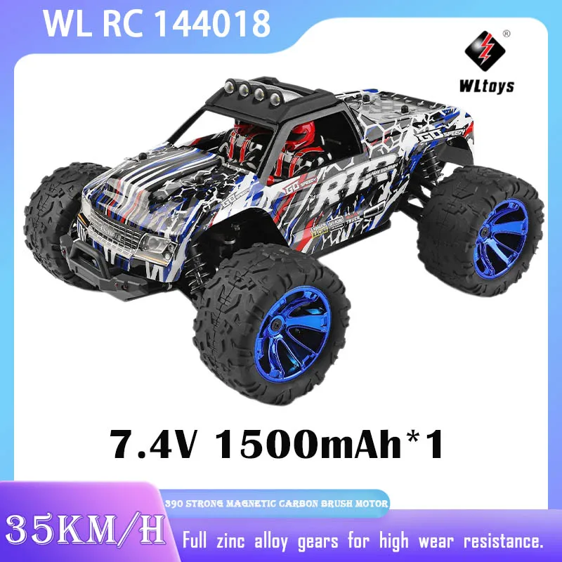 

Wl игрушки 144018 Новинка 1:14 2,4g пульт дистанционного управления электрический четырехколесный привод Бигфут пустыня внедорожник Высокоскоростная Модель автомобиля игрушки