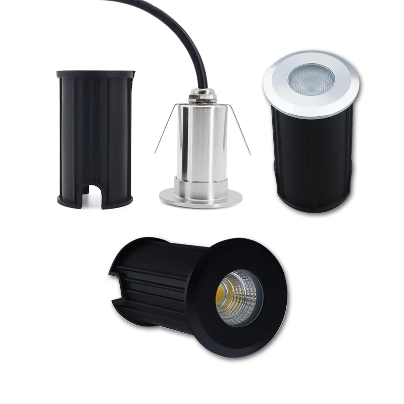 LED Underground Light 1W 3W 5W Waterproof IP67 DC12V 24V AC220V110V Outdoor Ground Garden Path Floor Buried Yard Spot Landscape garden decoration lamps