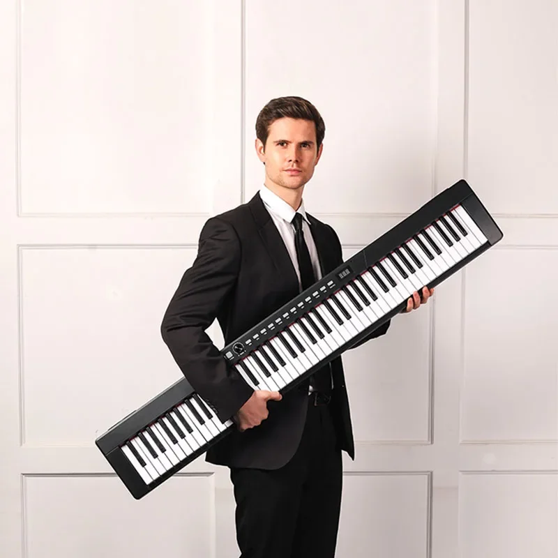 

Folding Piano Musical Keyboard Professional 88 Keys Otamatone Musical Keyboard Midi Controller Teclado Infantil Electronic Piano