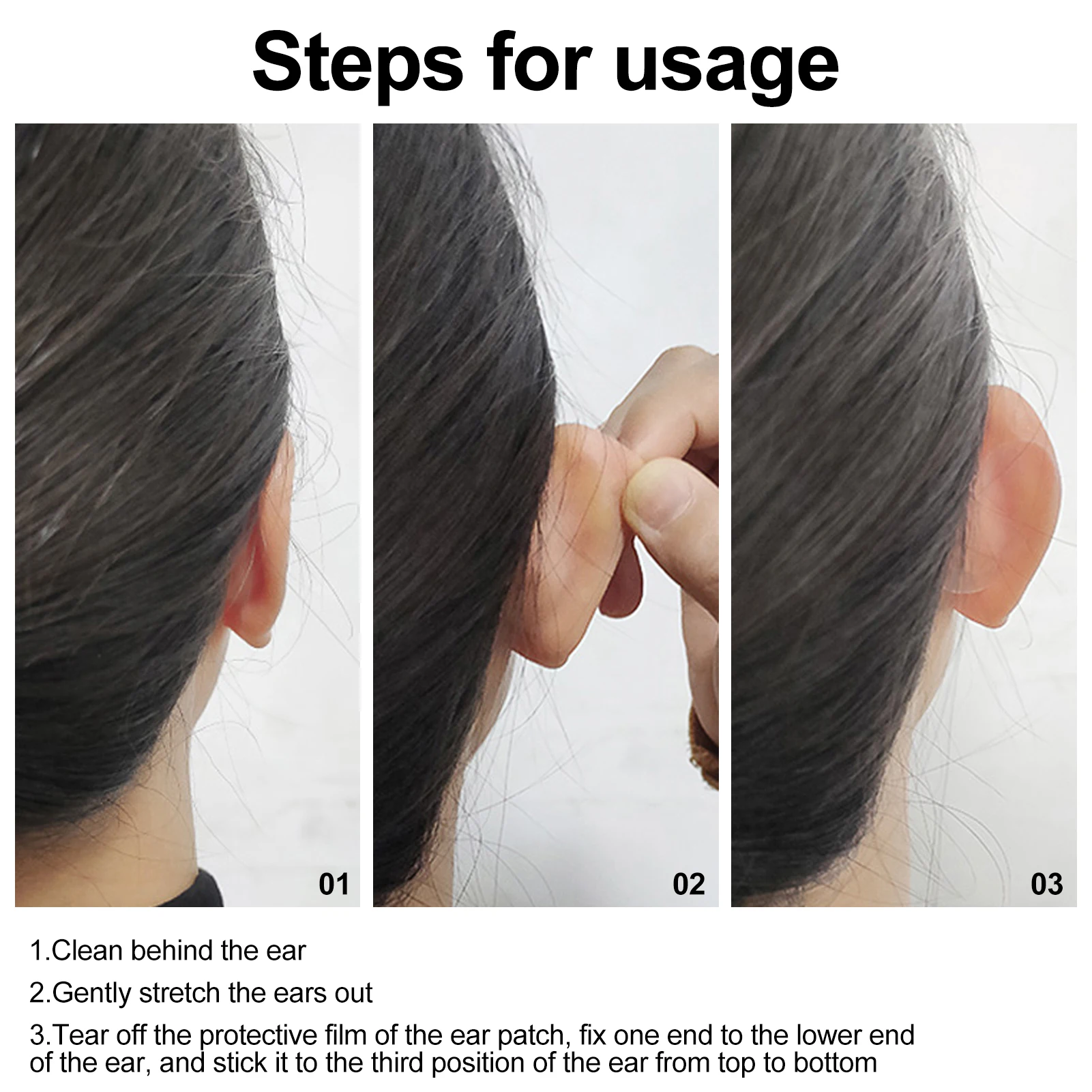 Cosmetic Ear Corrector Elf Ear Stickers Elf Ear Patches No More Big Ears Sticking Out Better For Photo Shooting 12/18/24/30