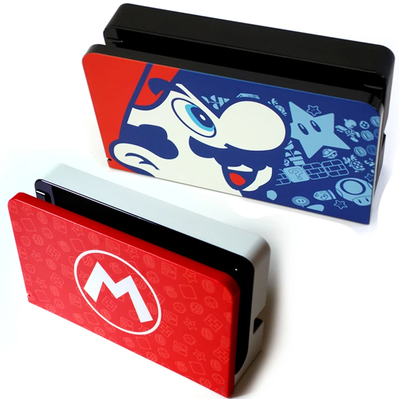 Custodia Super Mario Bros Per Nintend Switch Oled Host Base Anime Switch Portatile Console Di Gioco Oled Accessori Per Coperture Protettive