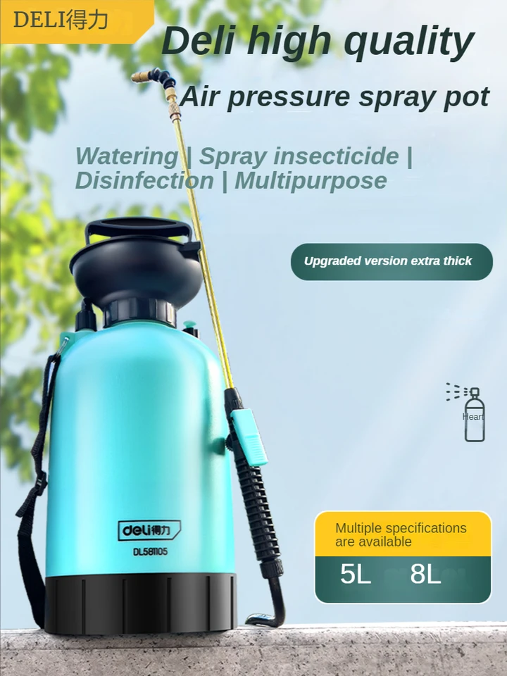 0.8-3L Hand Pressure Sprayer Air Pump Spray Bottle for Gardening Car  Cleaning Disinfection Water Sprayer Garden Irrigation Tools - AliExpress