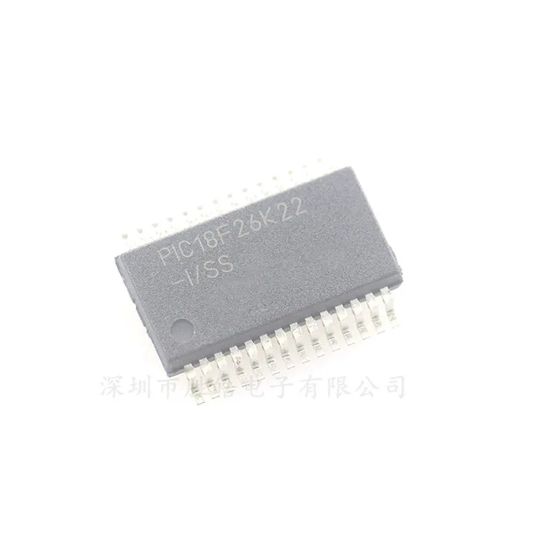 

(10PCS) PIC18F26K22-I-SS PIC18F26K22 SSOP-28 I-SS Low-, High- Microcontrollers NEW IC High Quality