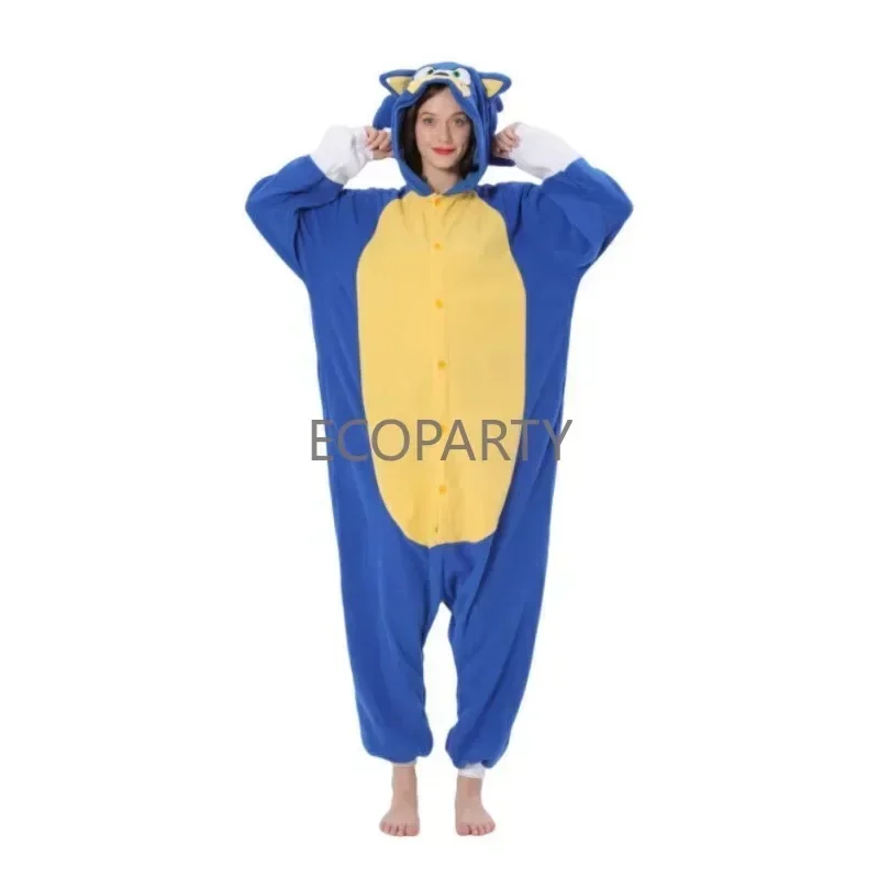 Men One-Piece Pajama Animal Onesie For Adults Women Full Body Pyjama Cartoon Cosplay Costume Plus Size disfraz animal homewear cosplay costumes