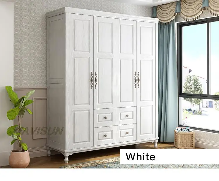 خزانة ملابس بتصميم ريفي كلاسيكي