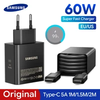 Original Samsung 60W Charger Fast Charging EU US Adapter Type C Cable Galaxy S26 Ultra S25 FE S24 Ultra S23 S22 S21 A56 A55 A57 1
