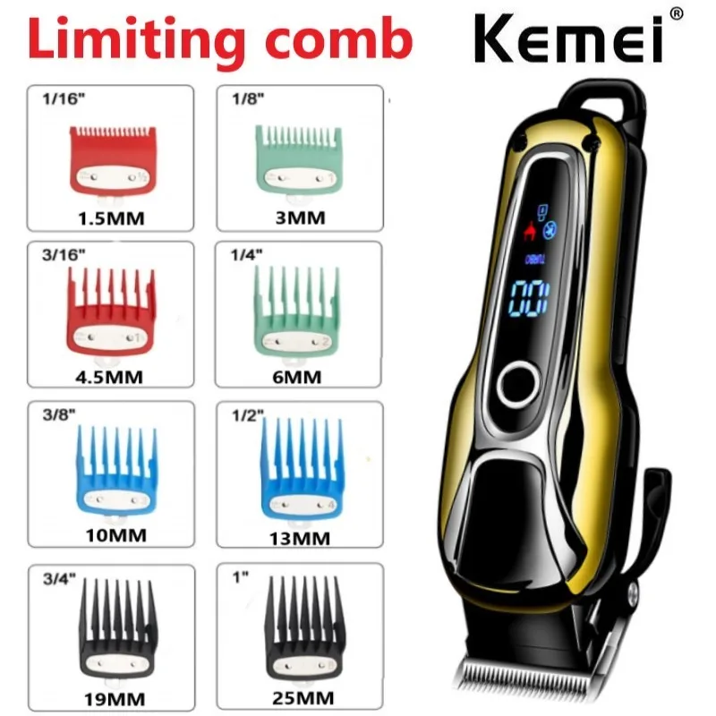 8Pcs Professional Colorful Limit Comb Cutting Guide Combs 1.5/3/4.5/6 ...