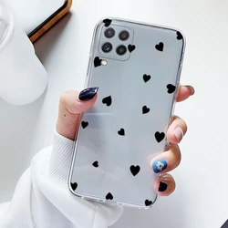 Floral Silicone Transparent Soft Phone Case with TPU Flower Design - Samsung A22 5G (Ktm - aixin11)