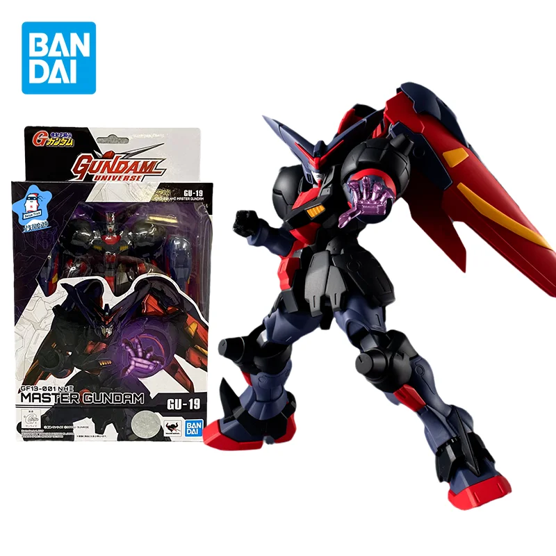 Bandai Original Gundam Anime Figure Universe Gf13-001 Nh2 Master Gundam Gu-19 Action Figure Toys For Kid Gift Modello Da Collezione