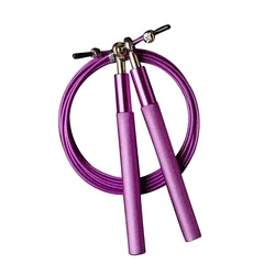 Men's High - Performance Jump Rope for Crossfit and Fitness Workouts (Purple)