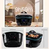 220V Multi Cookers: 5L Large Capacity Fryer, Hot Pot, Air Fryer and Slow Cooker,1500W High Firepower Baking and Stewing 6