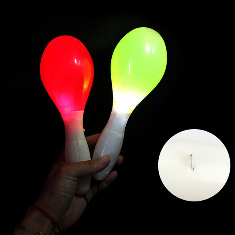 

Halloween Carnival Atmosphere Props LED Maracas Flashing Light Stick Lamp Sensory Sand Glowing Sand Hammer