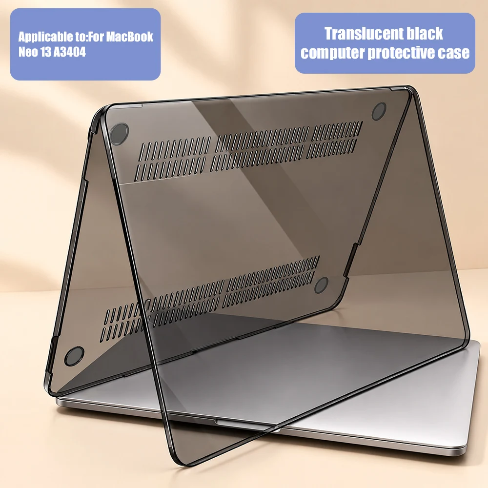 Crystal Clear Scratch-Resistant Protective Laptop Case