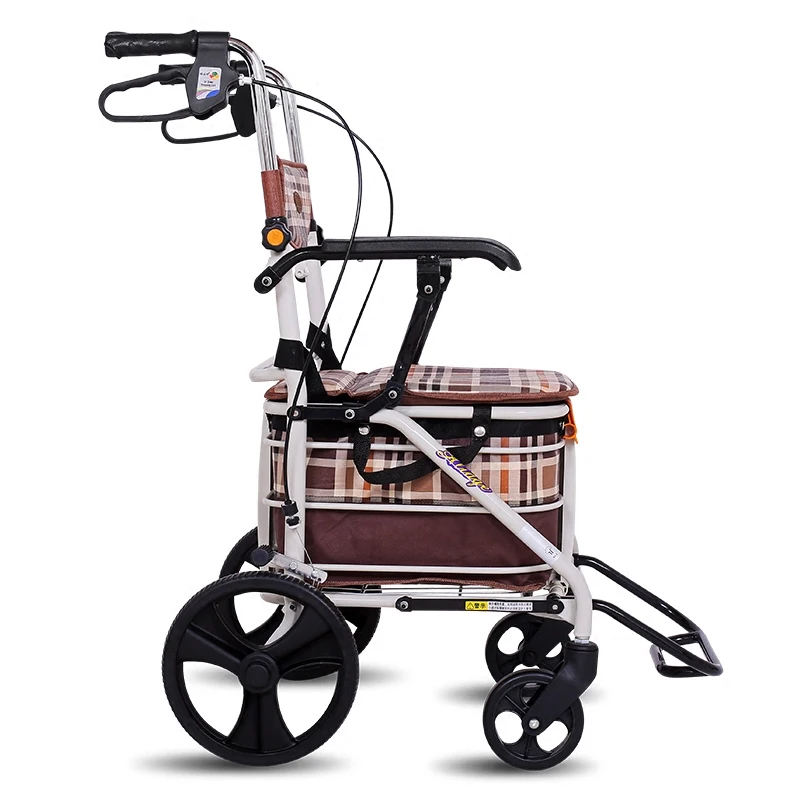 

Тележка для пожилых людей, складной скутер, портативная продуктовая тележка