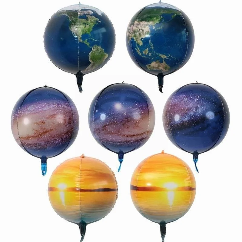 

22 InchEarth Balloon Hydrogen Balloon Starry Sky Balloon Party Decoration Toy Balloon Birthday Decoration Balloon wholesale