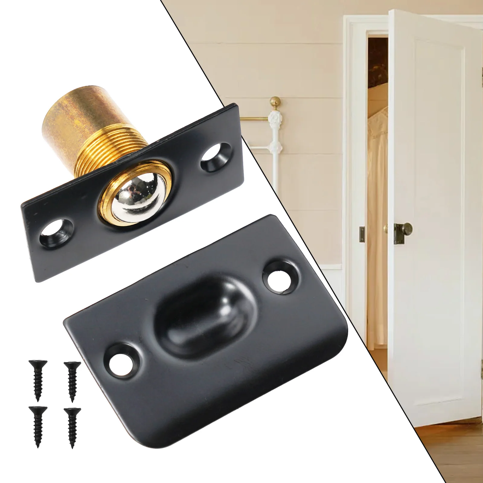 Sistema Di Chiusura Porta V0020 Nichel