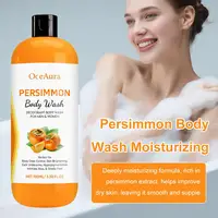 Gel Douche Exfoliant au Kaki 100ml – Hydratant, Nettoyant, Lissant, Anti-Odeurs Corporelles – Produits de Bain 4