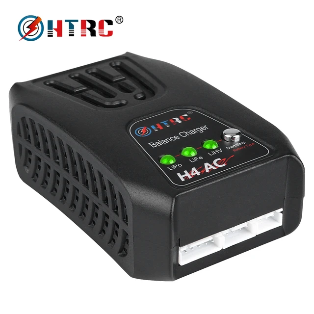 HTRC 20W 2A Mini Charging Balance Charger H4AC For 2-4s Lipo/LiFe/LiHV Battery Pocket Type RC Charger 1