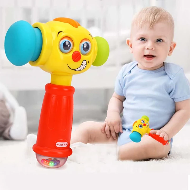 

Children's Music Light Hammer Baby Toy Fun Multifunctional Light Music Toy Boy Baby Girl Early Education Gift Educational Toy