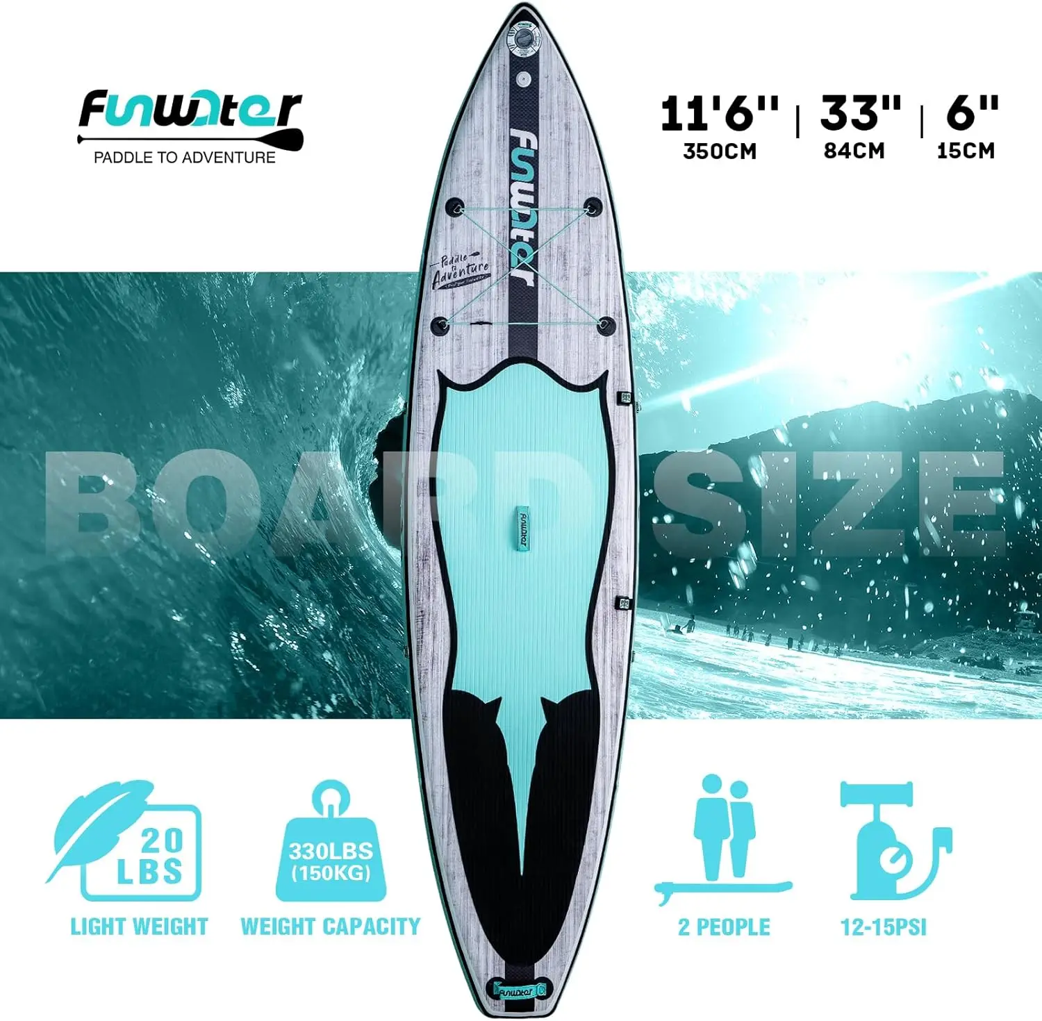 Inflatable Paddle Boards Ultra-Light Stand Up with Different Configurations SUP Accessories for Adult & You