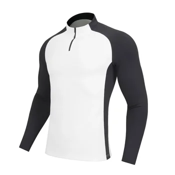 correr sudadera para otoño e invierno ropa de gimnasio casual color sólido S9885 2