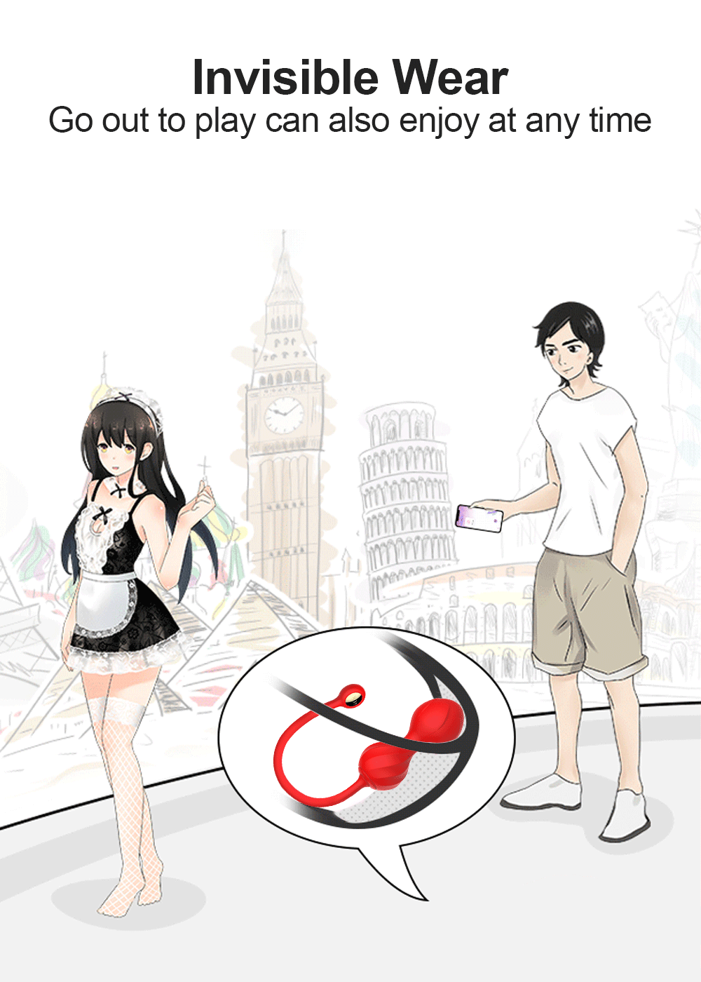 APP Vibratore con telecomando Bluetooth femminile Vibratori per punto G da donna Mutandine vibranti Giocattolo sessuale per_voghion.com