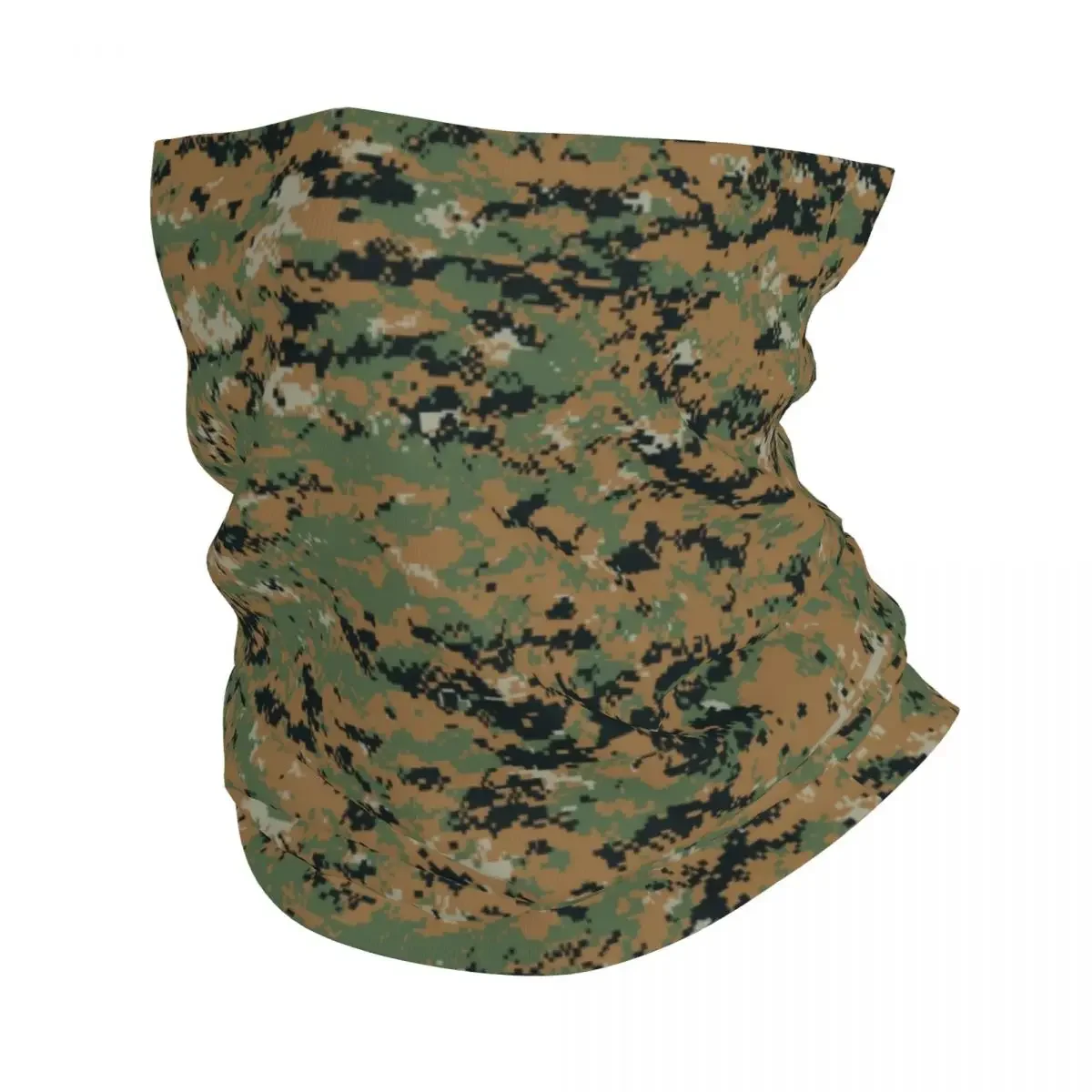 

Marpat Military Army Camo Winter Headband Neck Warmer Men Women Ski Running Tube Scarf Woodland Camouflage Face Bandana Gaiter