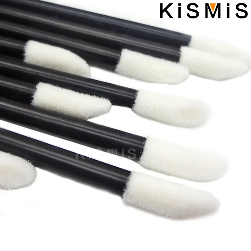 Disposable Applicators Brush 50Pcs Cotton Swabs Lip Brush Eyelash Makeup Brushes Lash Extension Mascara Applicator Lipstick Wands Set