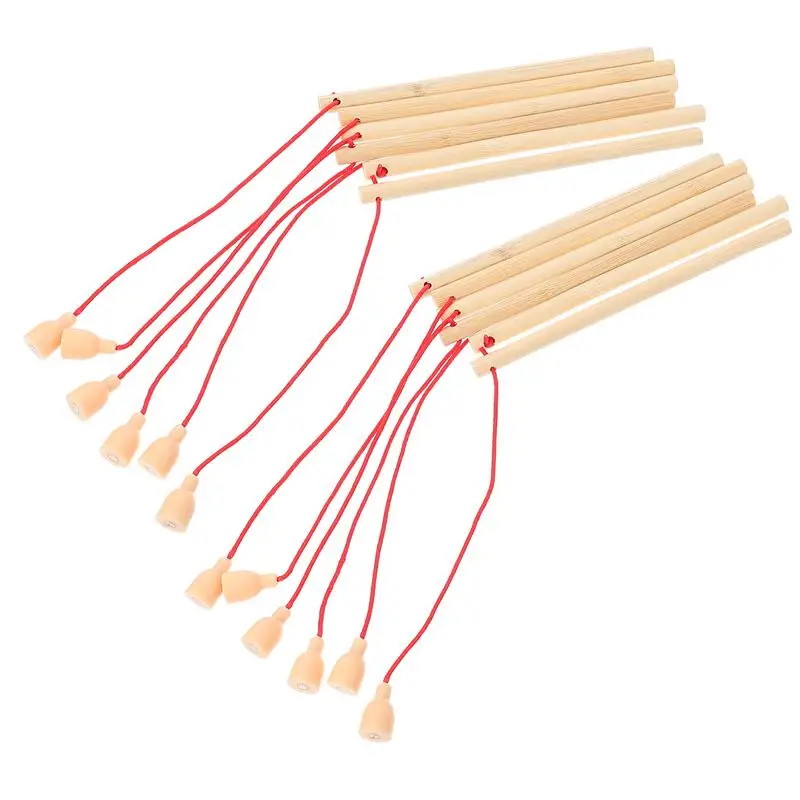 12Pcs/6pcs Wooden Magnetism Fishing Poles Wood Fishing Rod Early Educational toys Kindergarten Kids Puzzle Toys 15cm wooden fishing toys