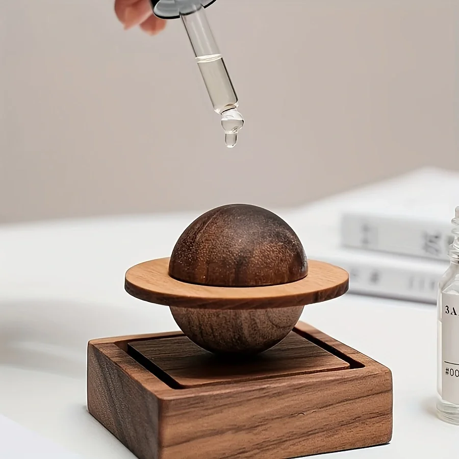 No Perfume DIY Fragrance Wood Aroma Diffuser Jupiter Planet for living room Home Car Ornaments Decorations Accessories Aromatherapy
