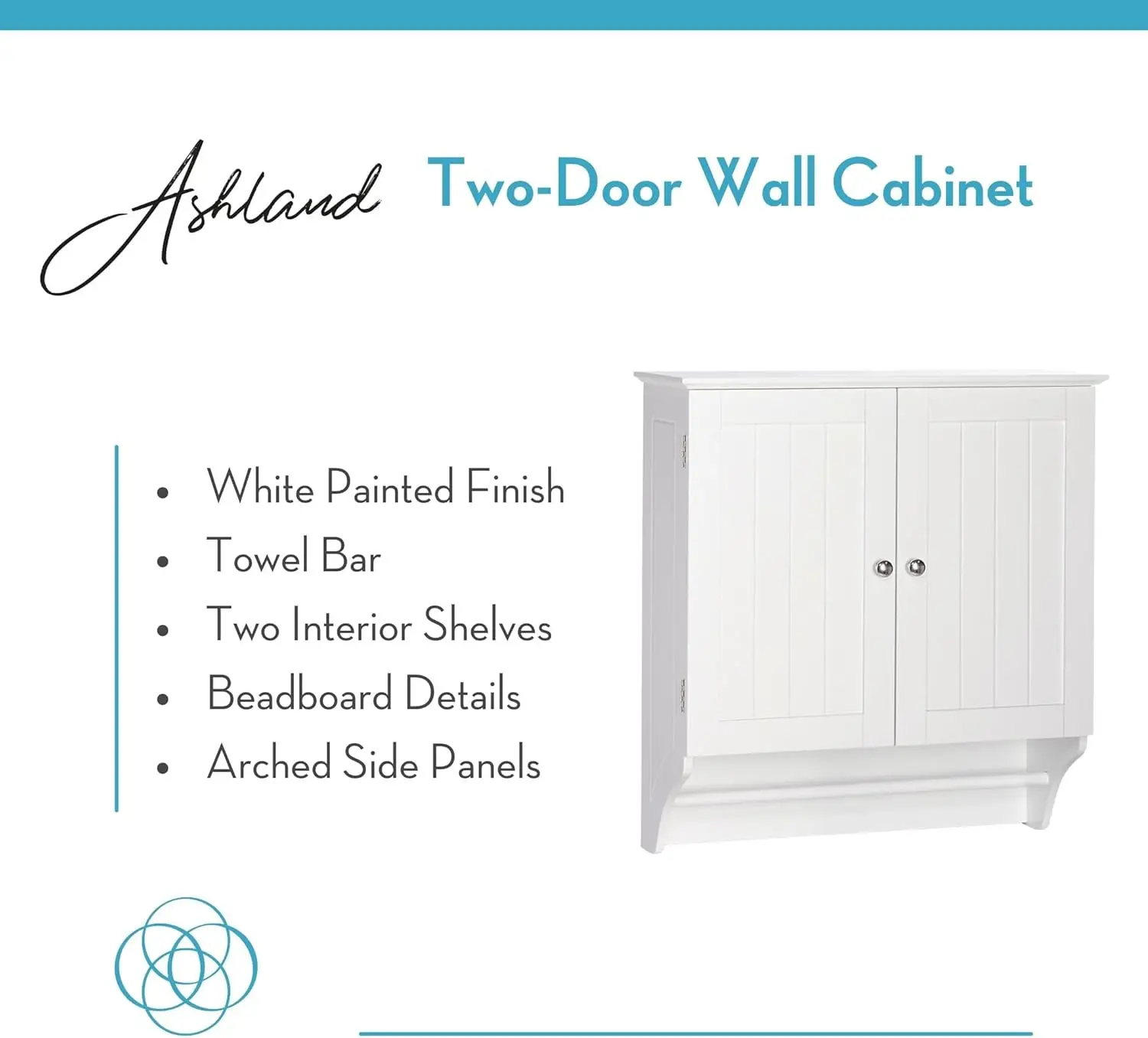 Two Door White Wall Bathroom Cabinet Versatile Stylish Design Durable Sturdy Construction Effortless Setup Home Furniture