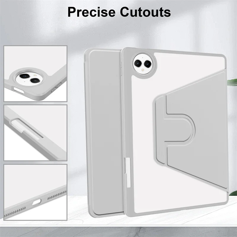 Enhanced Acrylic Stand Case with Pencil Holder