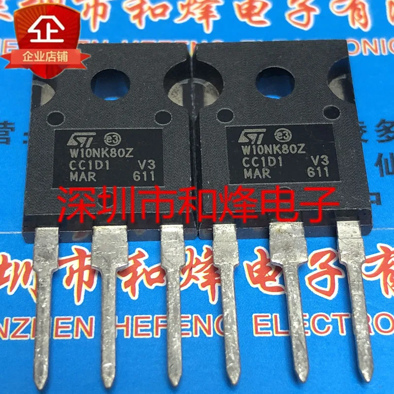 

5PCS-10PCS W10NK80Z STW10NK80Z TO-247 800V 9A NEW AND ORIGINAL ON STOCK