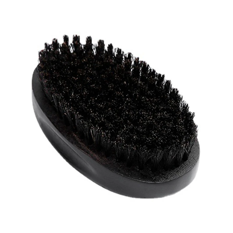 

50LD Natural Boar Bristle Beard Brush Mustache Shaving Brush Beard Comb Styling Tool Men Grooming Brush for Female Man
