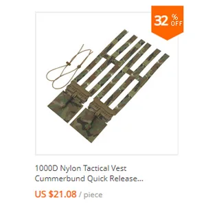 Taktische Weste Molle Frontplatte abnehmbare Molle Panel für lv119 fcsk Weste Zubehör – Detail 4