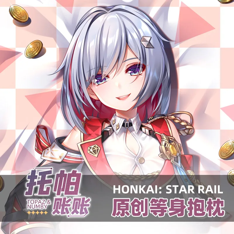

Topaz Dakimakura Honkai Star Rail Game обнимающая подушка на все тело, сексуальная подушка для подушки, украшение для дома